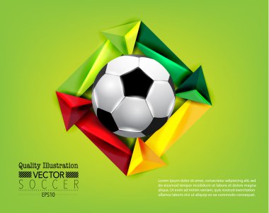 yaratıcı futbol Futbol Spor vektör çizim