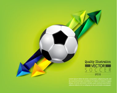 yaratıcı futbol Futbol Spor vektör çizim