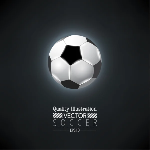 Творческий вектор футбольного спорта — стоковый вектор
