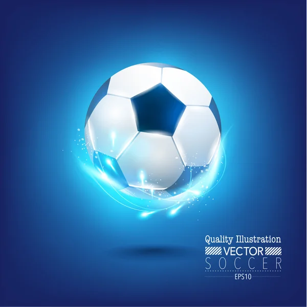 Creative Soccer Football Sport Vector Illustration — Stock Vector