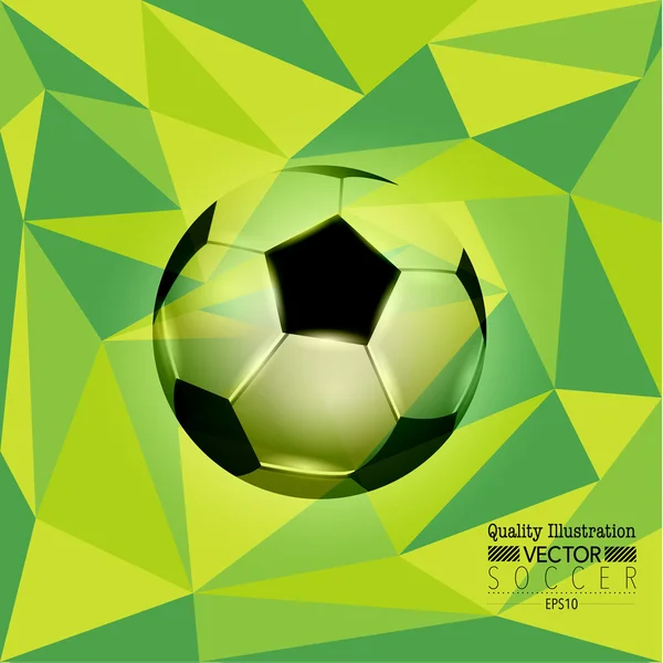 Creative Soccer Football Sport Vector Illustration — Stock Vector