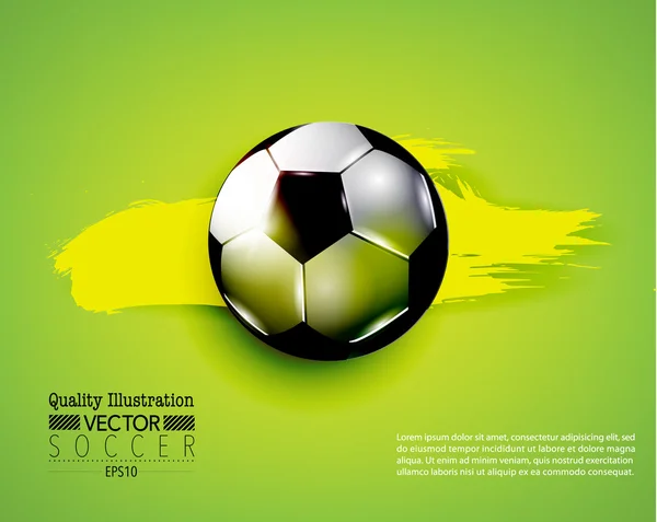 Creative Soccer Football Sport Vector Illustration — Stock Vector