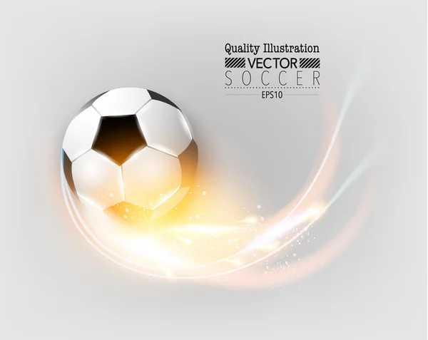 Kreativa fotboll fotboll sport vektor illustration — Stock vektor