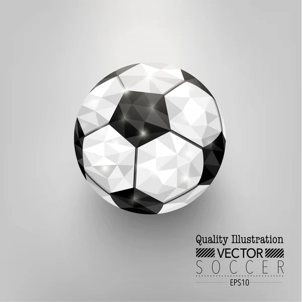 Creatief voetbal sport vector illustratie — Stockvector