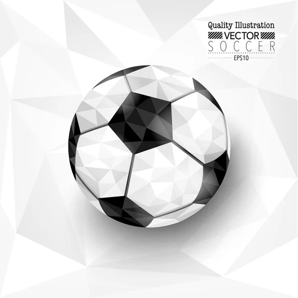 Creative Soccer Football Sport Vector Illustrasjon – stockvektor