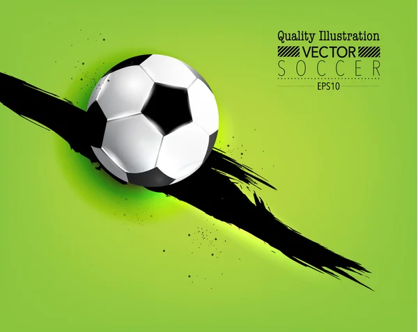 Creative Soccer Football Sport Vector Illustration — Stock Vector