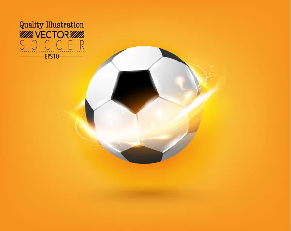 Creative Soccer Football Sport Vector Illustrasjon – stockvektor