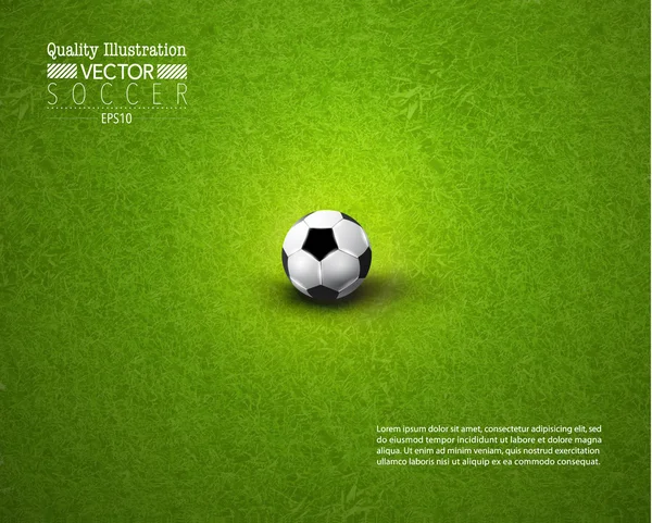 Creative Soccer Football Sport Vector Illustrasjon – stockvektor