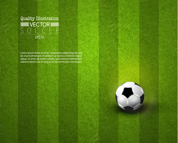 Creative Soccer Football Sport Vector Design — Stock Vector