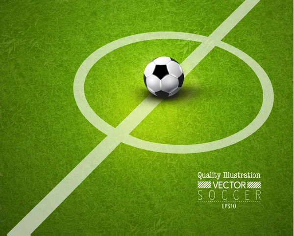 Diseño creativo de vectores deportivos de fútbol — Vector de stock