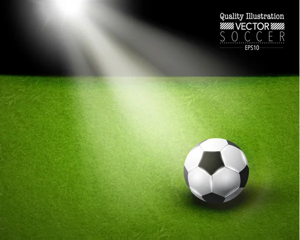 Creative Soccer Football Sport Vector Design — Stock Vector