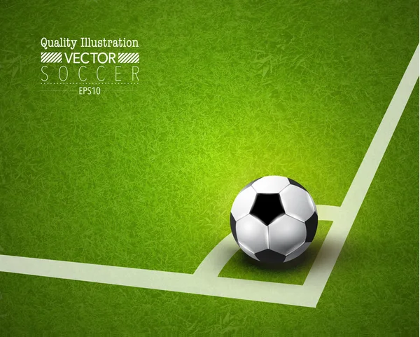 Diseño creativo de vectores deportivos de fútbol — Vector de stock