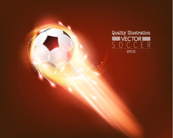 Fútbol creativo Fútbol Deporte Vector Ilustración — Vector de stock