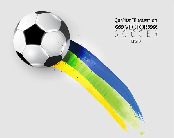 Creatief voetbal sport vector illustratie — Stockvector