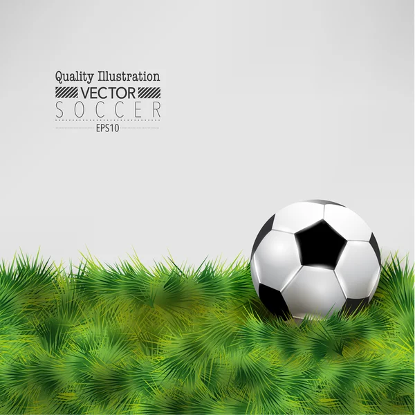 Fútbol creativo Fútbol Deporte Vector Ilustración — Vector de stock