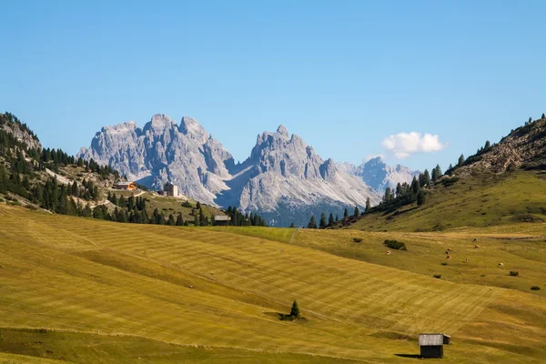 De weergave van? ristallo, berg van de Dolomieten — Stockfoto