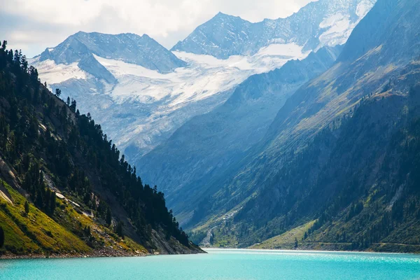 Automne Alpes autrichiennes lac de montagne — Photo