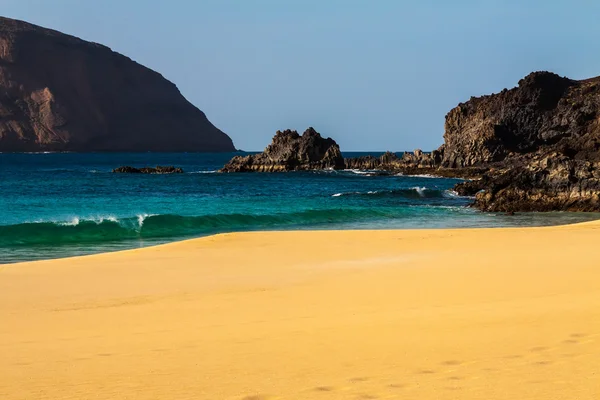 Tropický ráj beach Kanárské — Stock fotografie