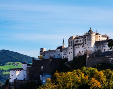 Salzburg manzarası. Avusturya.