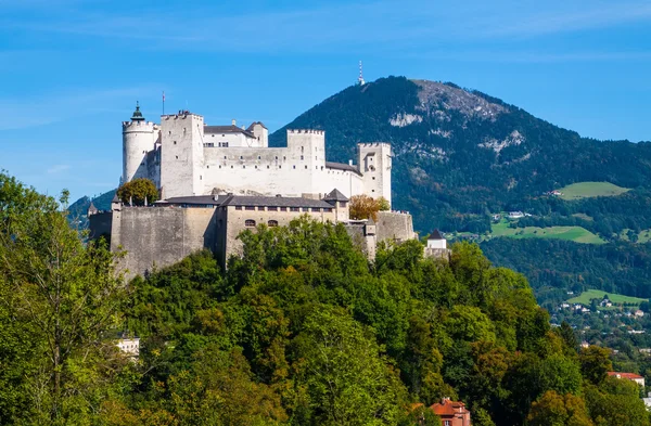 Salzburg manzarası. Avusturya.