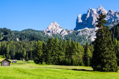 dolomiti dağ manzarası
