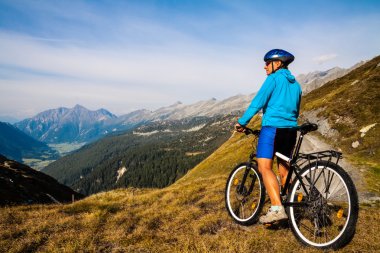 Mountain biker