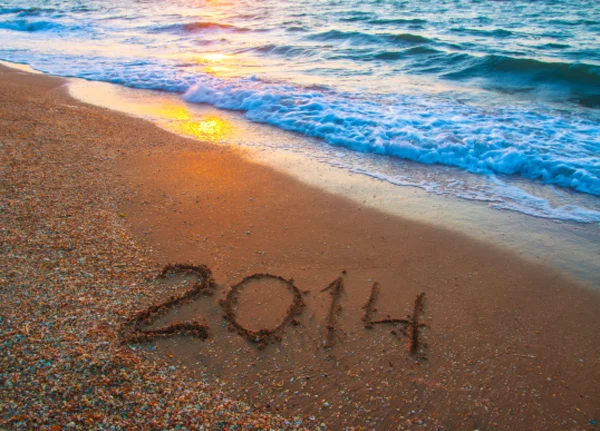 Zahlen für das neue Jahr 2014 — Stockfoto