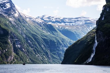 geiranger fiyort şelale