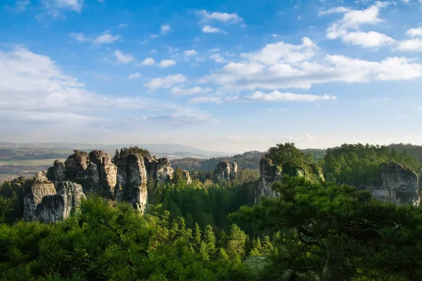 波希米亚天堂砂岩地层 — Φωτογραφία Αρχείου