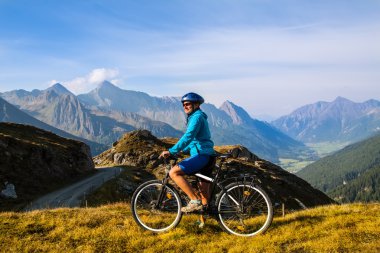 Mountain biker