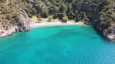 Hava aracı Kargicak sahilinde uçuyor, Dalyan Türkiye