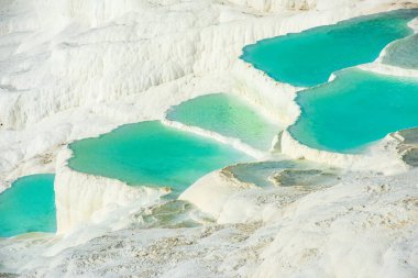 Pamukkale, mavi suyla doğal havuz, Türkiye