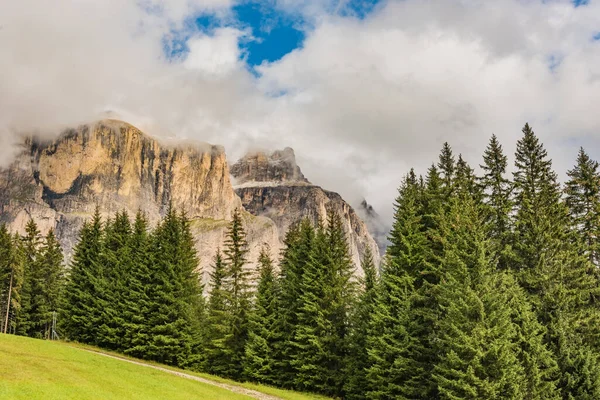 Mountain Landscape Sella Ronda Dolomites Mountains Italy — Stockfoto