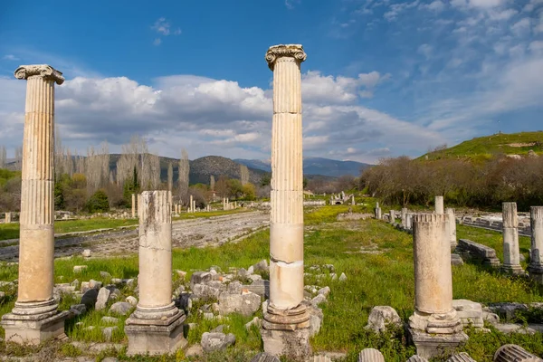 Ancienne Ville Aphrodisias Sites Archéologiques Historiques Turquie Moderne — Photo