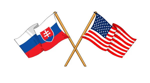 Amerika ve Slovakya İttifak ve dostluk