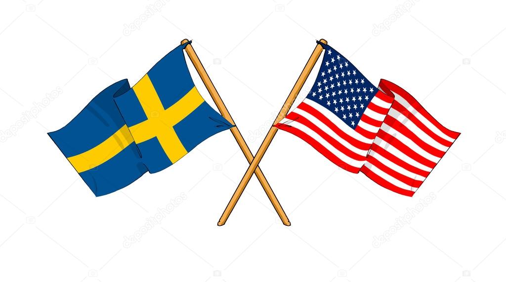 America and Sweden alliance and friendship