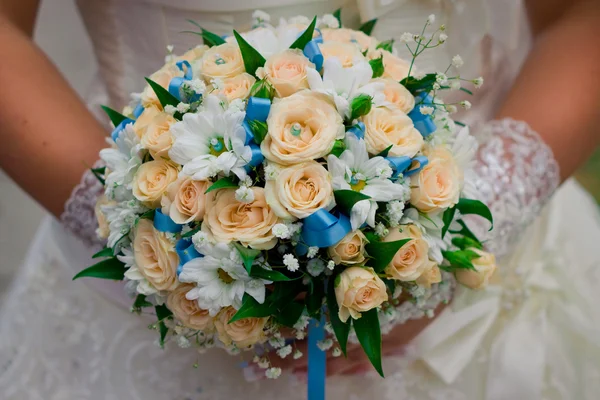 Bouquet de noiva close-up — Fotografia de Stock