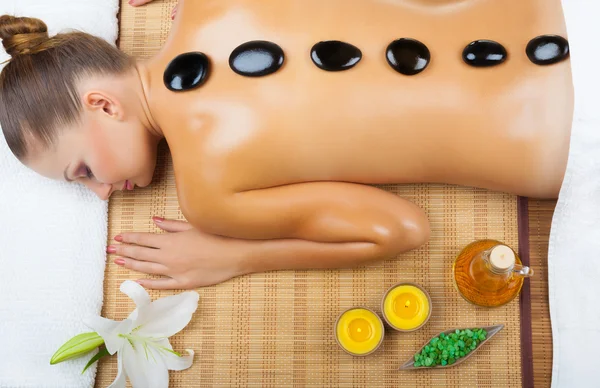 Avslappnande massage — Stockfoto