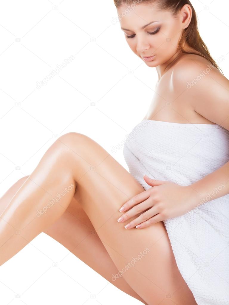 Beautiful legs of young woman