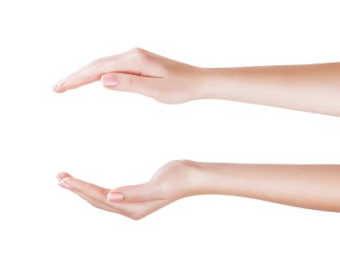 genç bir kadın eli