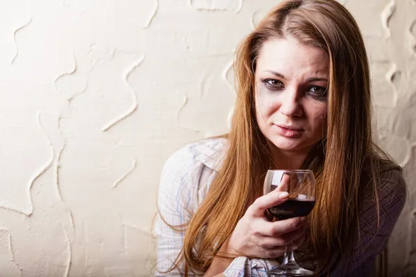 Frau in Depressionen — Stockfoto