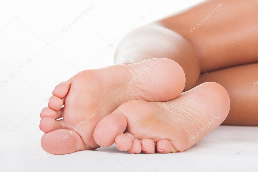Well-groomed female feet 