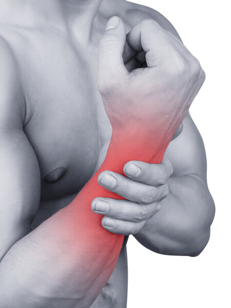 Человек, испытывающий боль
 