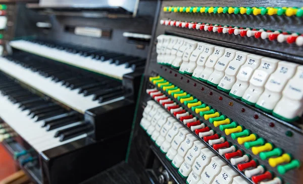 Pipe organ detail — Stock Photo, Image