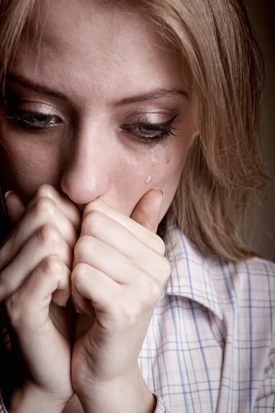 Crying woman — Stock Photo, Image