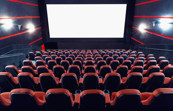 Auditorium cinema vuoto — Foto Stock