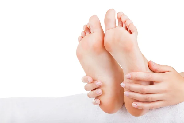 Zadbane stopy kobiece — Zdjęcie stockowe