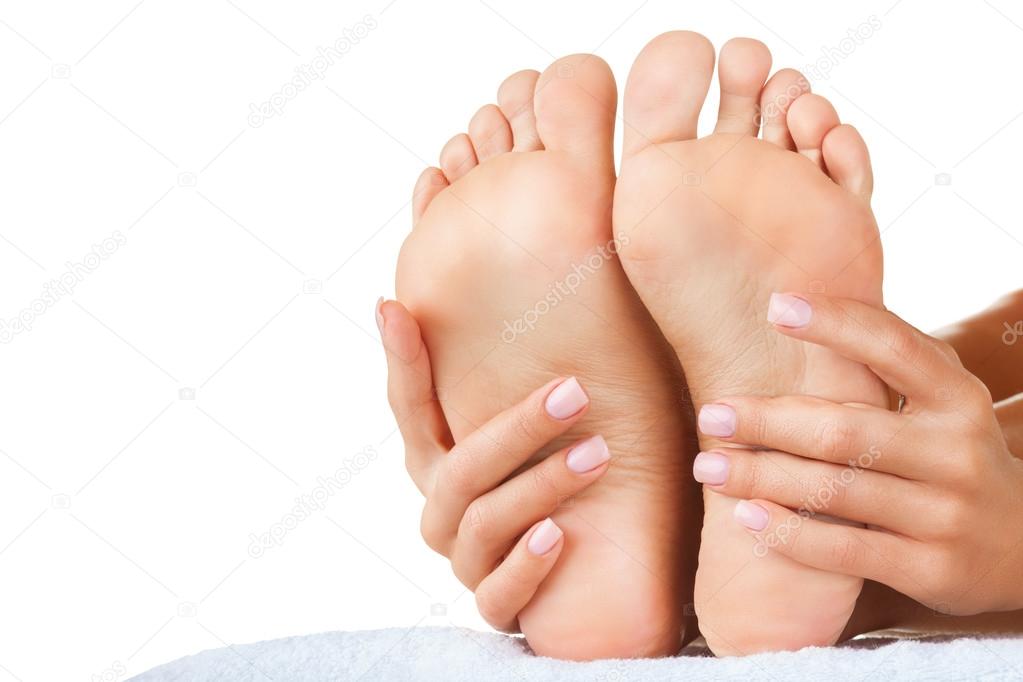 Well-groomed female feet 