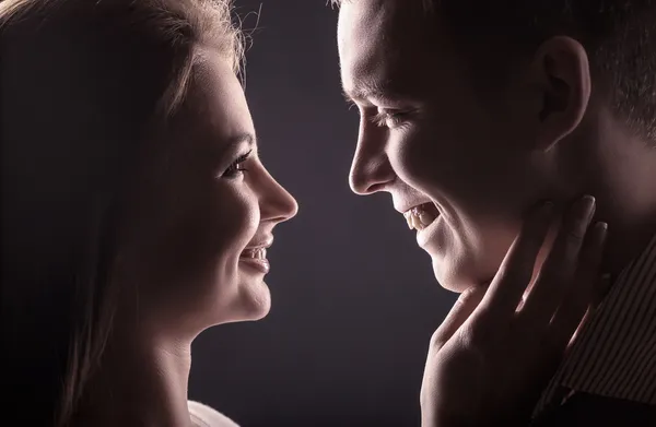 Beautiful couple in love — Stock Photo, Image