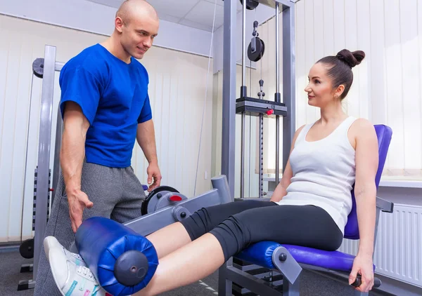 En el gimnasio — Foto de Stock